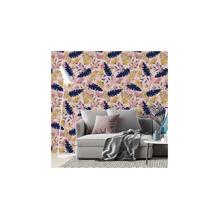 Papel de Parede Adesivo Floral N1901450