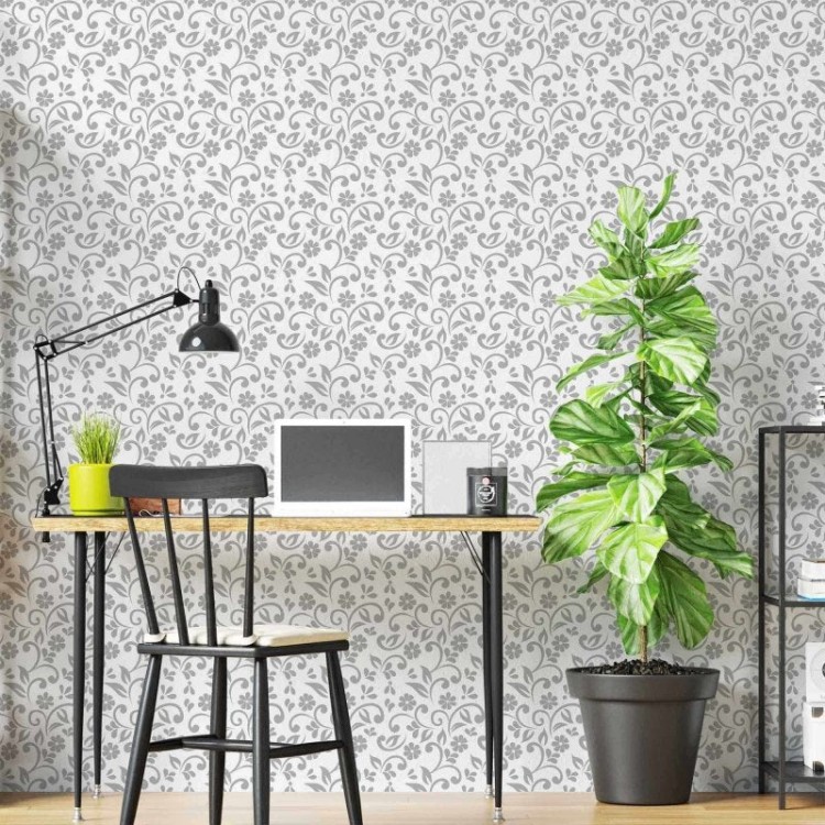 Papel de Parede Adesivo Floral N1901797406A