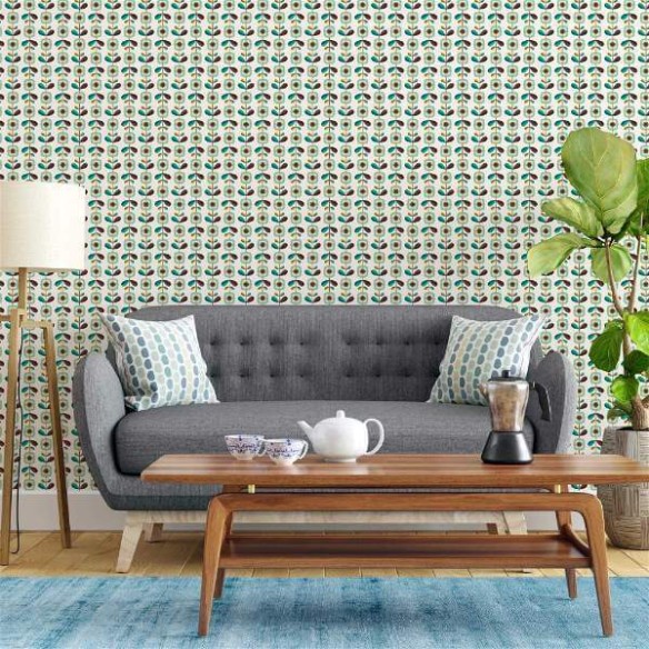 Papel de Parede Adesivo Floral N190187400