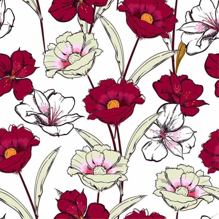Papel de Parede Adesivo Floral N201244