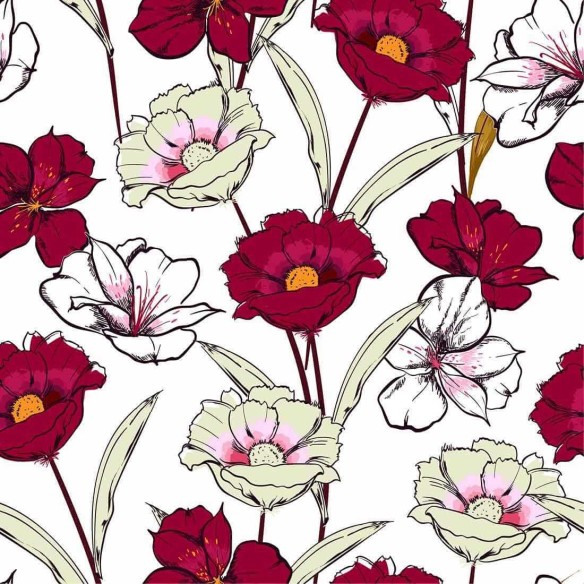 Papel de Parede Adesivo Floral N201244
