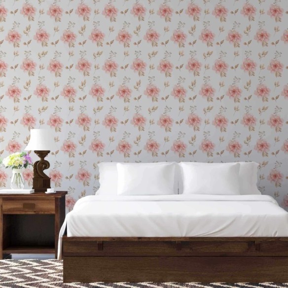 Papel de Parede Adesivo Floral N20168