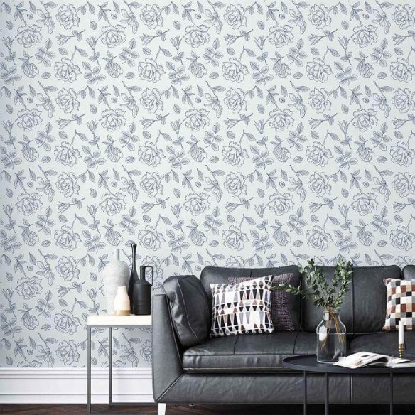 Papel de Parede Adesivo Floral N2038531