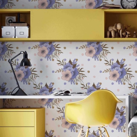 Papel de Parede Adesivo Floral N204259