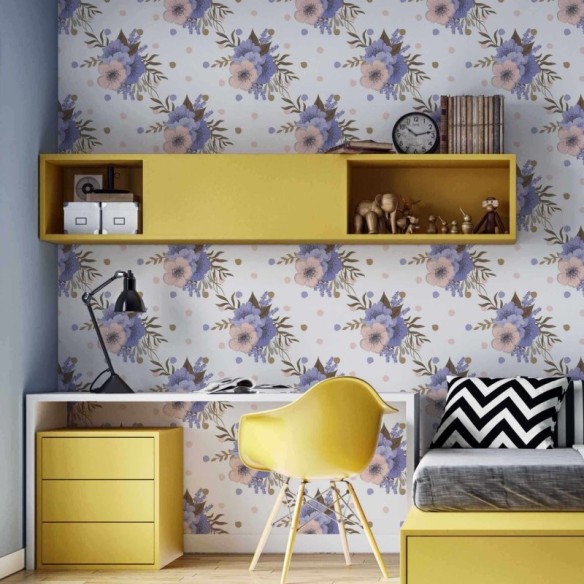 Papel de Parede Adesivo Floral N204259