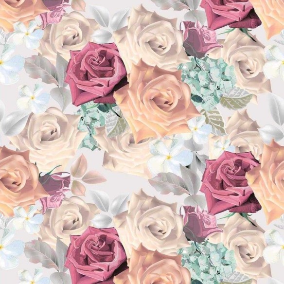 Papel de Parede Adesivo Floral N2046