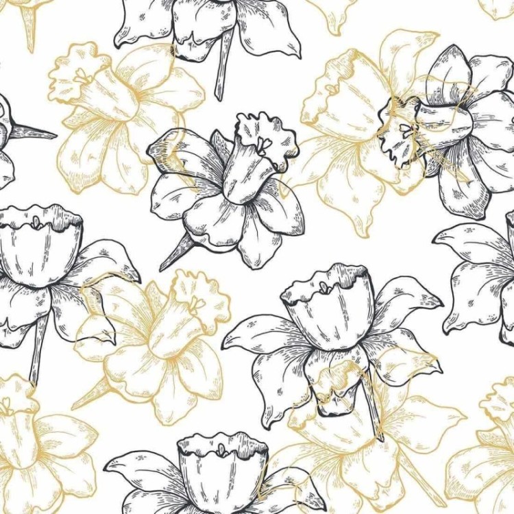 Papel de Parede Adesivo Floral N2081