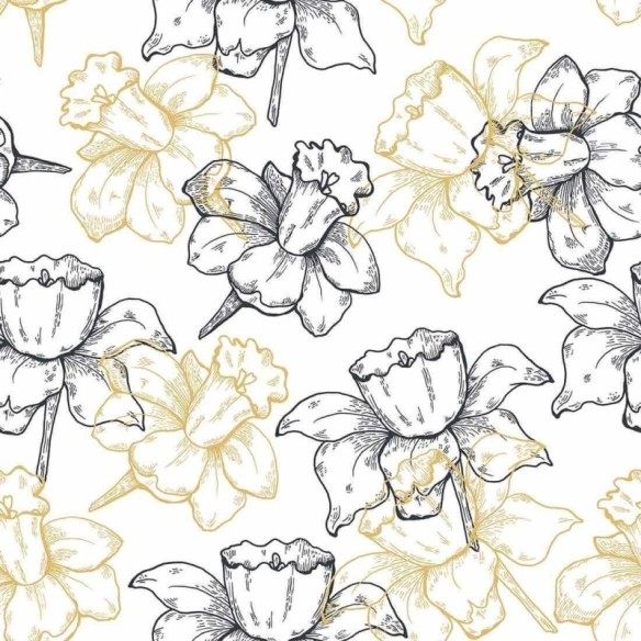 Papel de Parede Adesivo Floral N2081