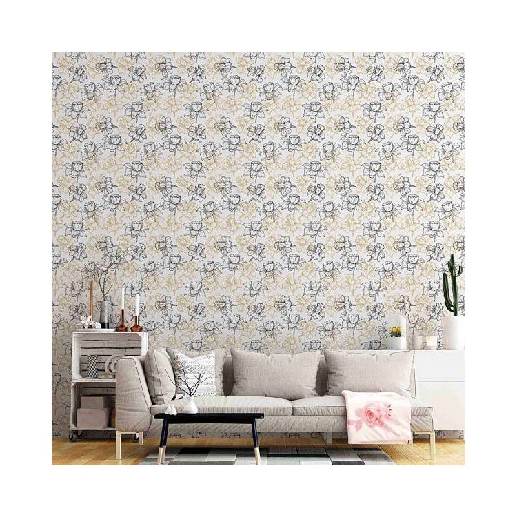 Papel de Parede Adesivo Floral N2081