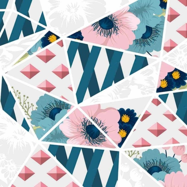 Papel de Parede Adesivo Floral N2157