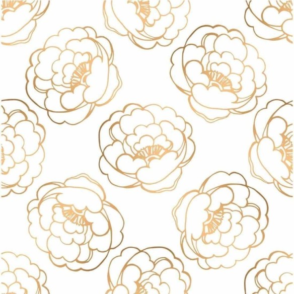 Papel de Parede Adesivo Floral N221A