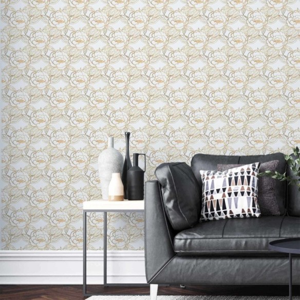 Papel de Parede Adesivo Floral N221C