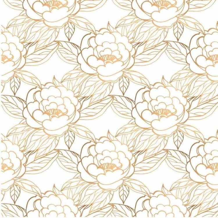 Papel de Parede Adesivo Floral N221C