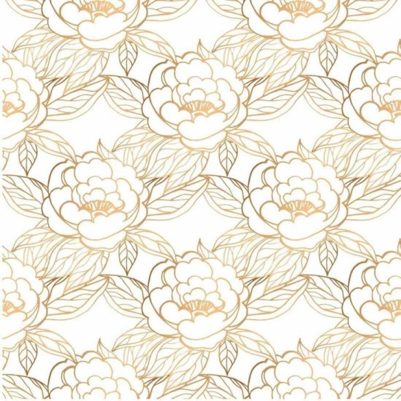 Papel de Parede Adesivo Floral N221C