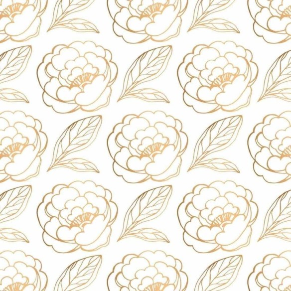 Papel de Parede Adesivo Floral N221F