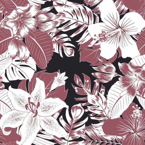 Papel de Parede Adesivo Floral N2258B