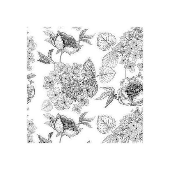 Papel de Parede Adesivo Floral N24286