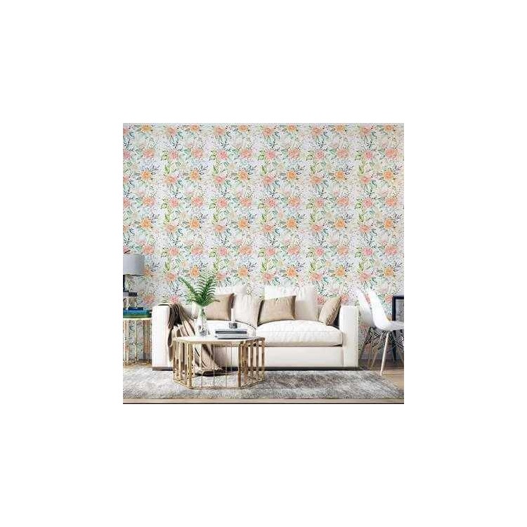 Papel de Parede Adesivo Floral N258F