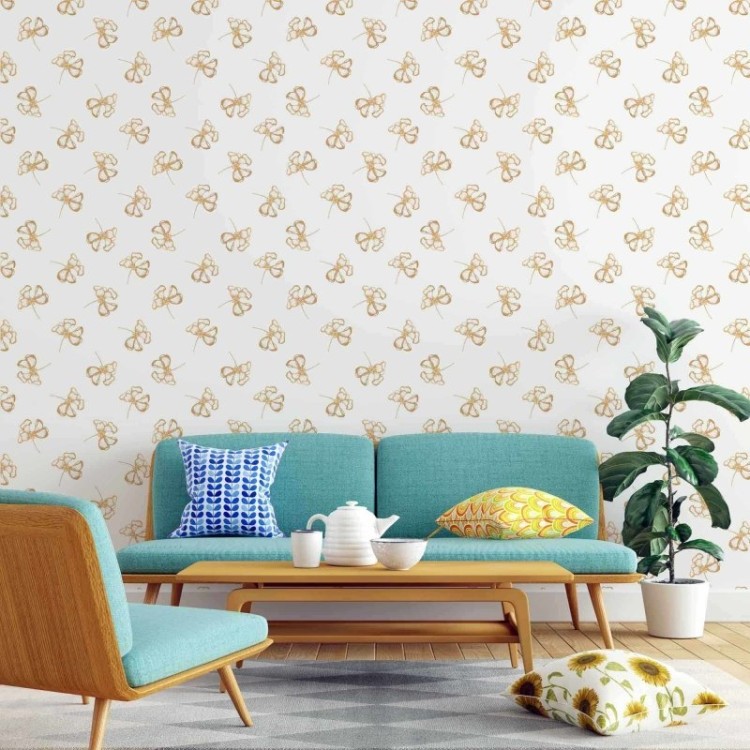 Papel de Parede Adesivo Floral N3524262A