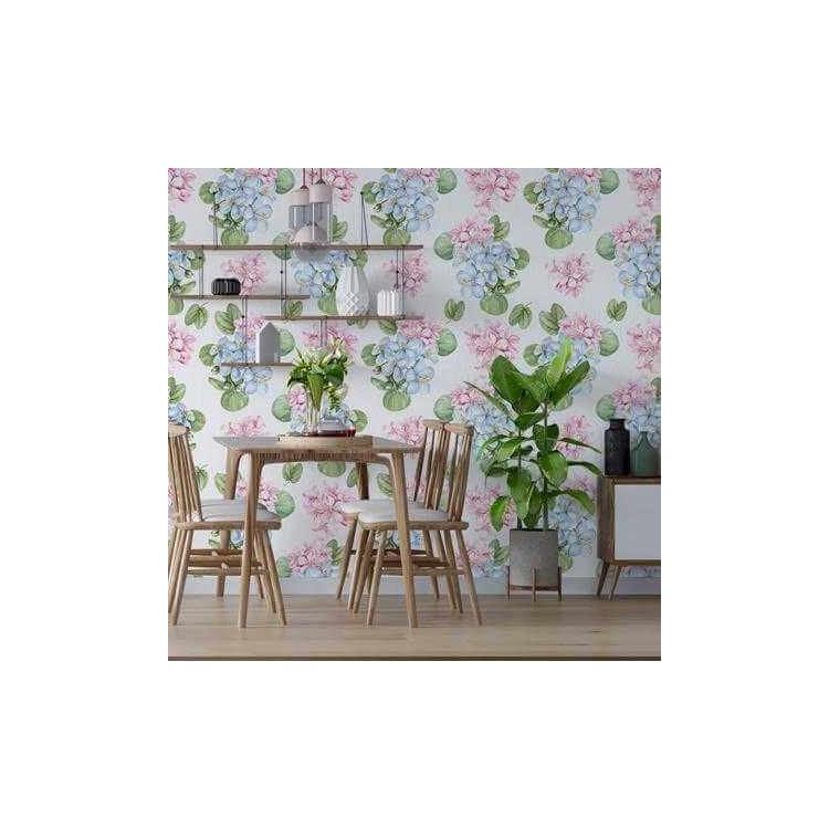 Papel de Parede Adesivo Floral N365