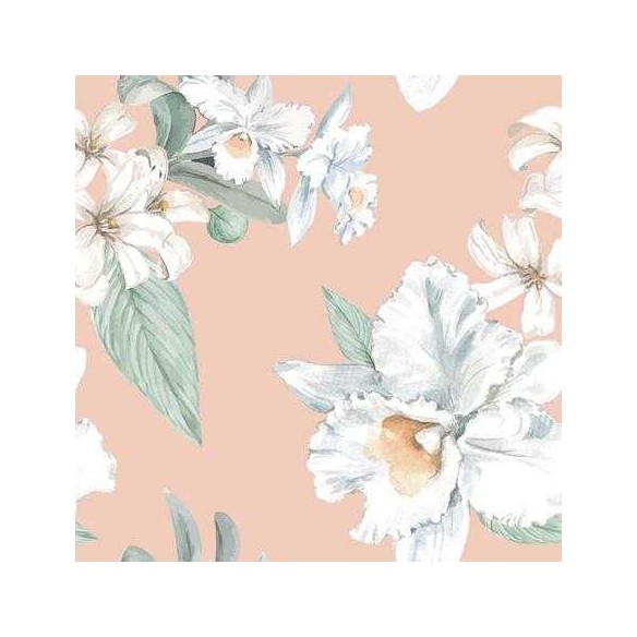 Papel de Parede Adesivo Floral N370
