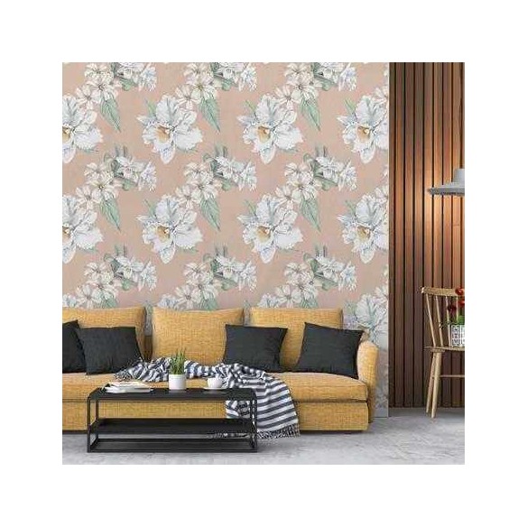 Papel de Parede Adesivo Floral N370