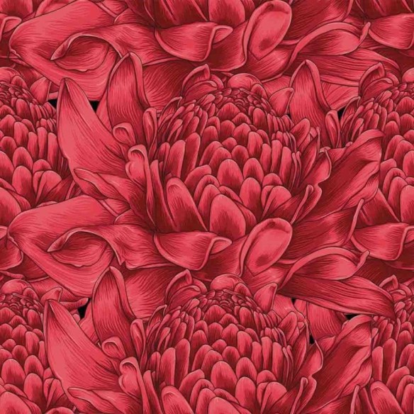 Papel de Parede Adesivo Floral N397B