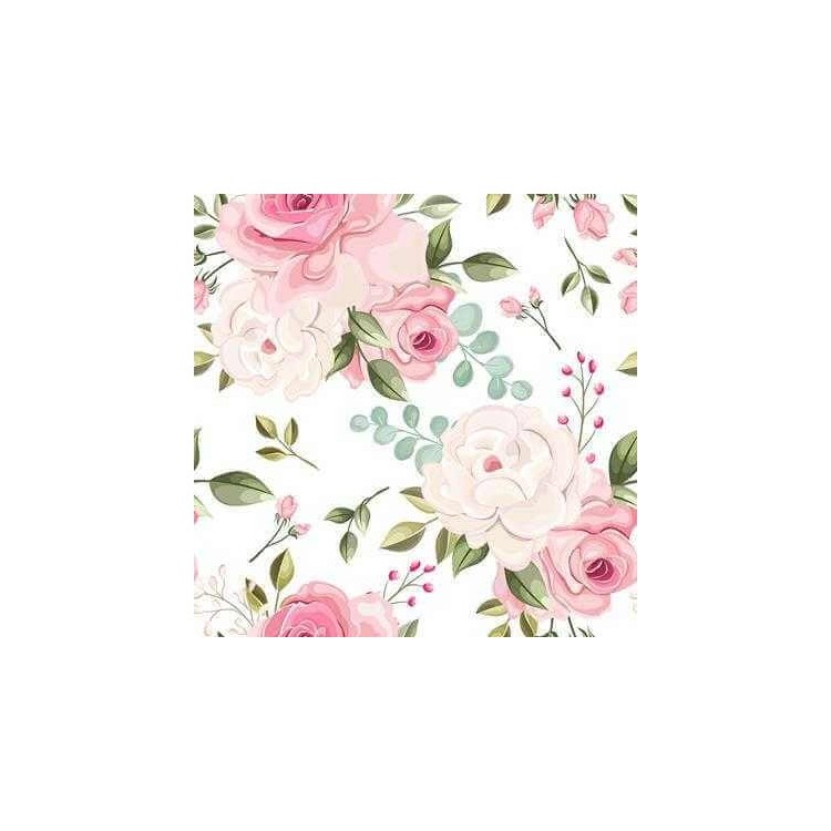 Papel de Parede Adesivo Floral N4081