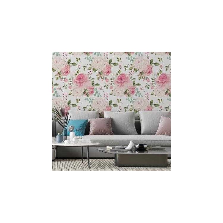 Papel de Parede Adesivo Floral N4081