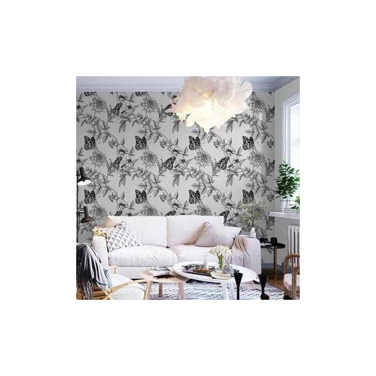 Papel de Parede Adesivo Floral N454