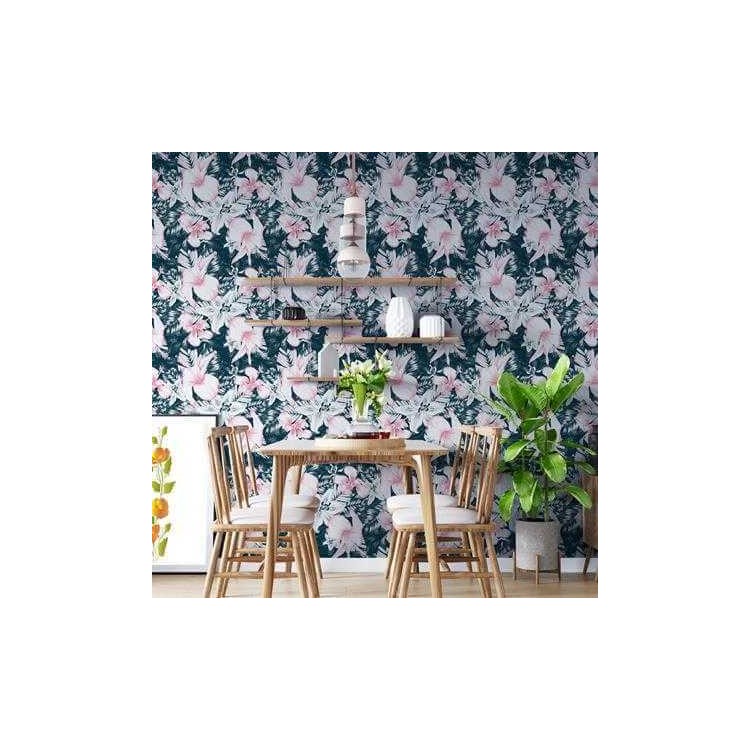 Papel de Parede Adesivo Floral N460