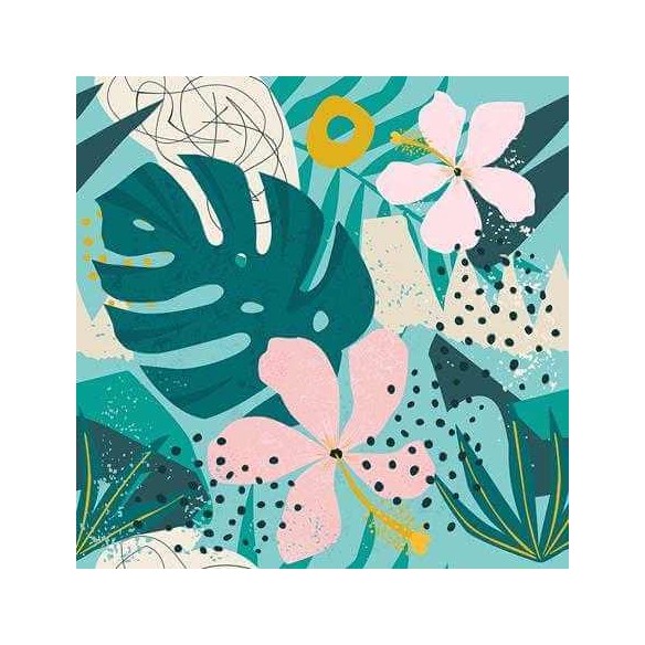 Papel de Parede Adesivo Floral N707