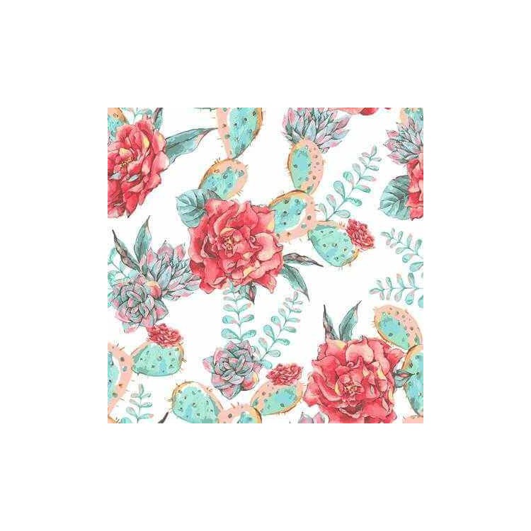 Papel de Parede Adesivo Floral N718