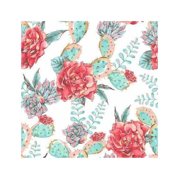 Papel de Parede Adesivo Floral N718