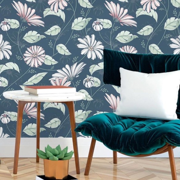 Papel de Parede Adesivo Floral Natureza N017073