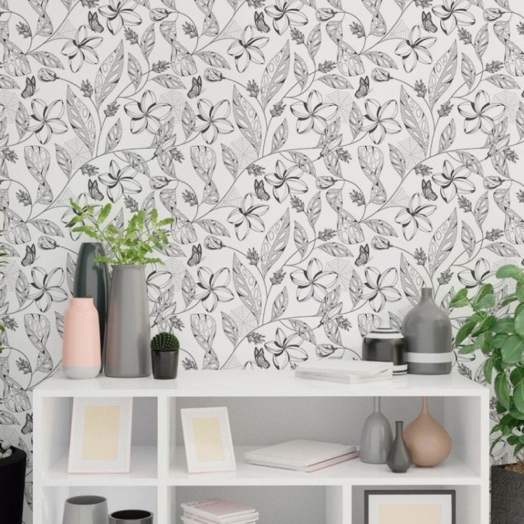 Papel de Parede Adesivo Floral Natureza N018049