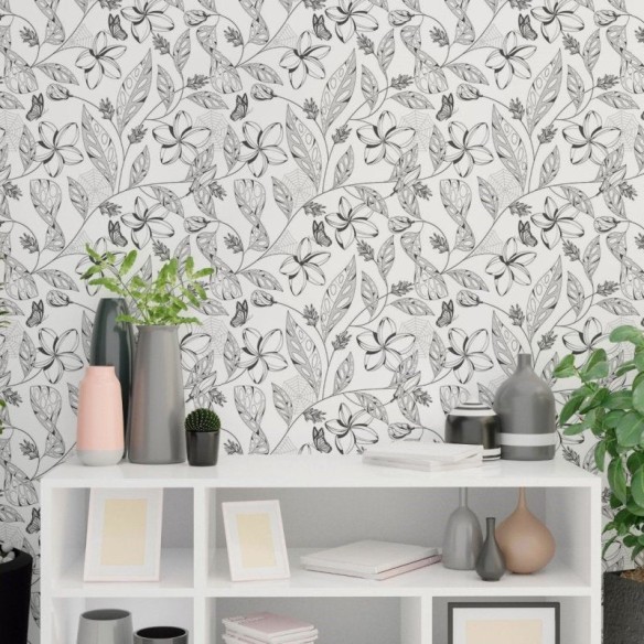 Papel de Parede Adesivo Floral Natureza N018049