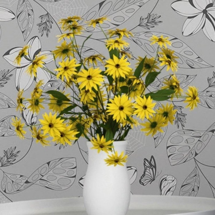 Papel de Parede Adesivo Floral Natureza N018050