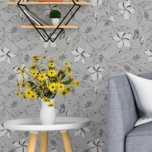 Papel de Parede Adesivo Floral Natureza N018050
