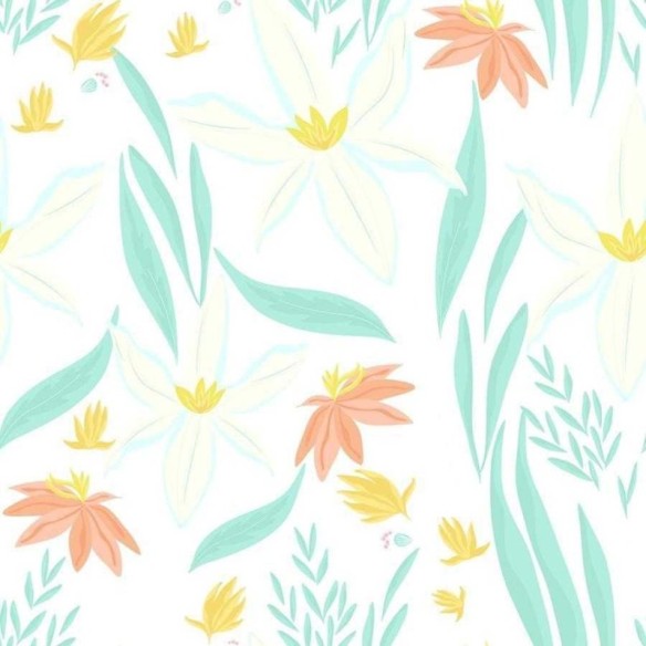 Papel de Parede Adesivo Floral Orquidea N06190