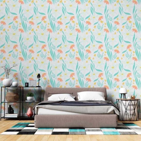 Papel de Parede Adesivo Floral Orquidea N06190
