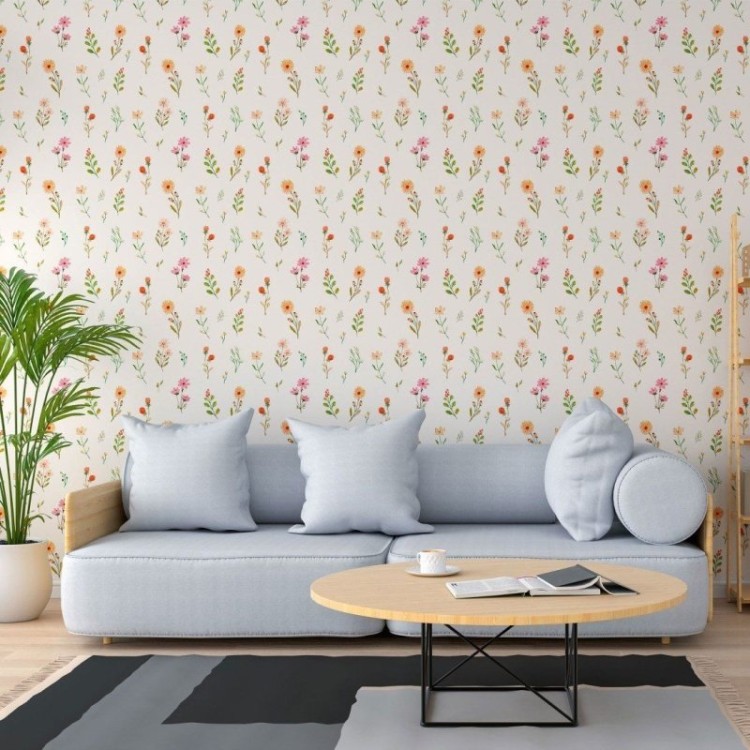Papel de Parede Adesivo Floral Primavera N013291