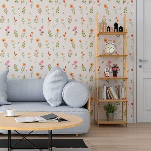 Papel de Parede Adesivo Floral Primavera N013291