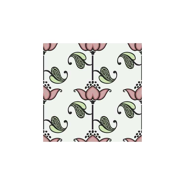 Papel de Parede Adesivo Floral Rosa 1140