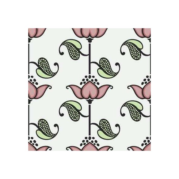 Papel de Parede Adesivo Floral Rosa 1140