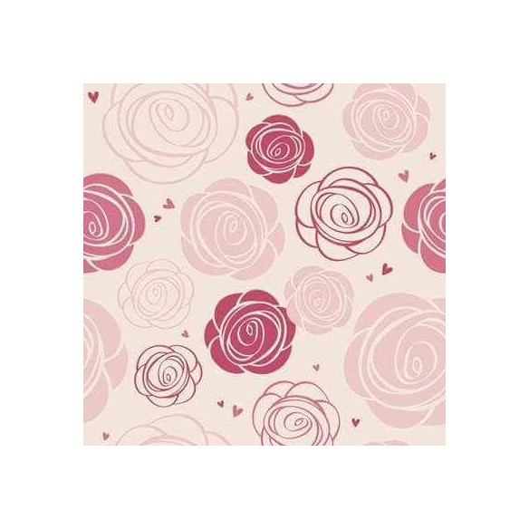 Papel de Parede Adesivo Floral Rosa 151642877