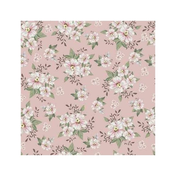 Papel de Parede Adesivo Floral Rosa 175558820