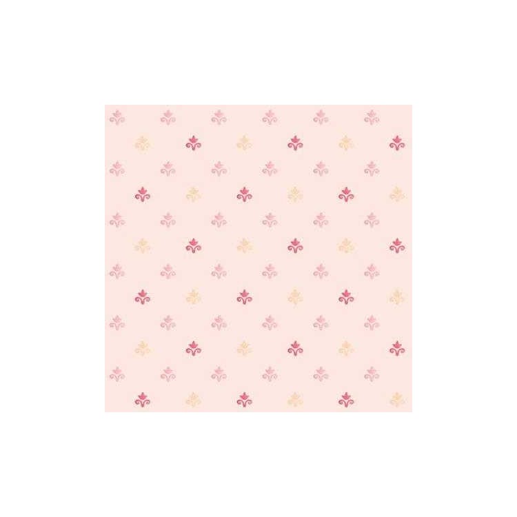 Papel de Parede Adesivo Floral Rosa 4005
