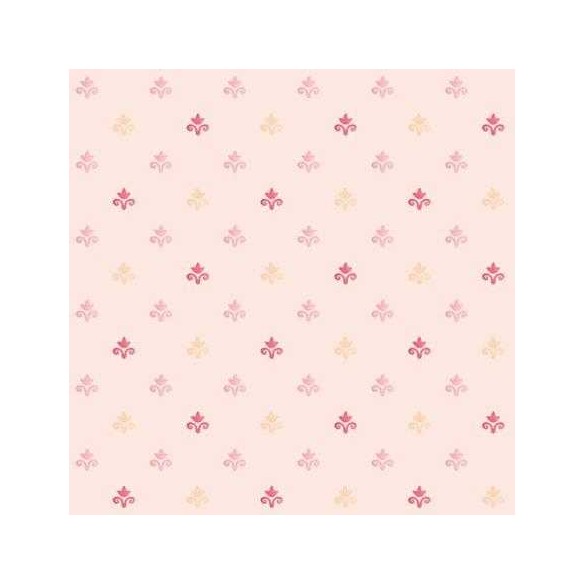 Papel de Parede Adesivo Floral Rosa 4005