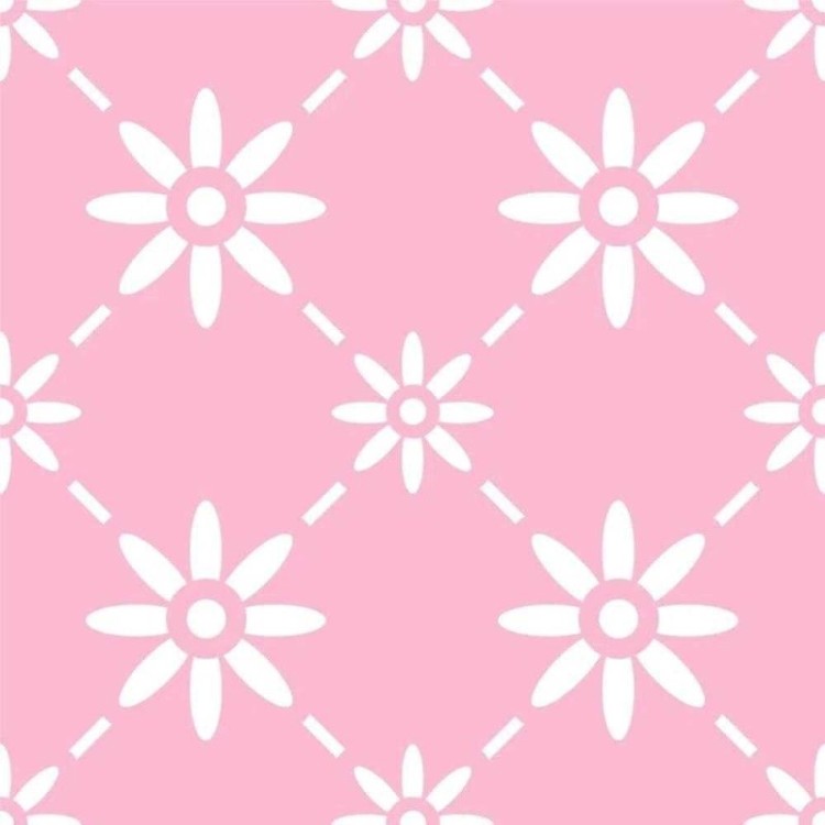 Papel de Parede Adesivo Floral Rosa 751249095